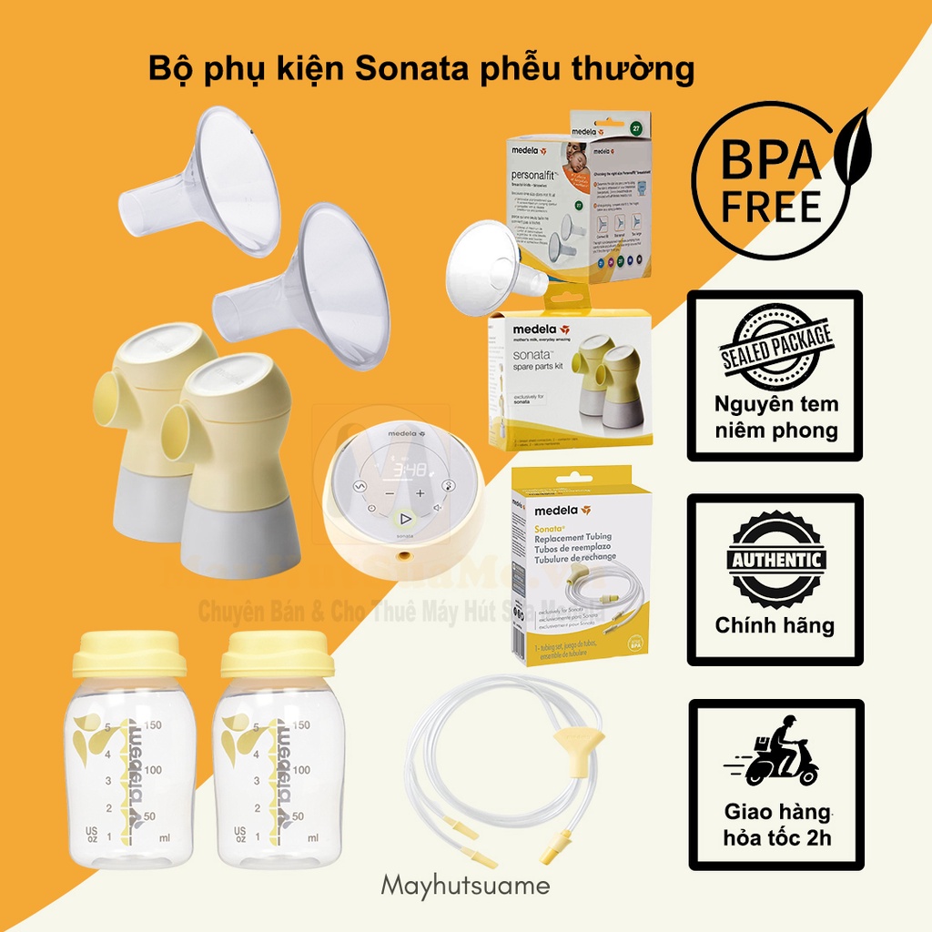 Bộ phụ kiện máy hút sữa Sonata - Sonata Flex