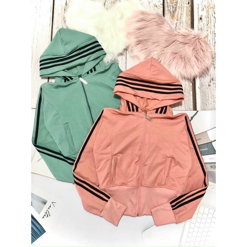 áo khoác lửng nữ thun cotton da cá loại 1 dày dặn chạy viền 2021 | BigBuy360 - bigbuy360.vn