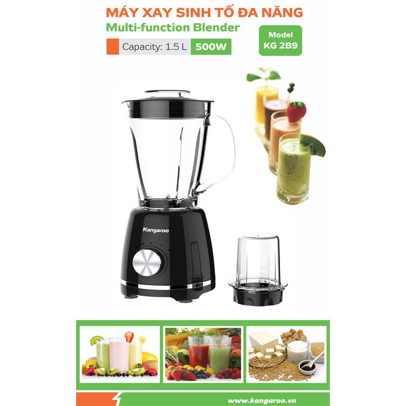 Máy xay sinh tố đa năng Kangaroo KG2B9