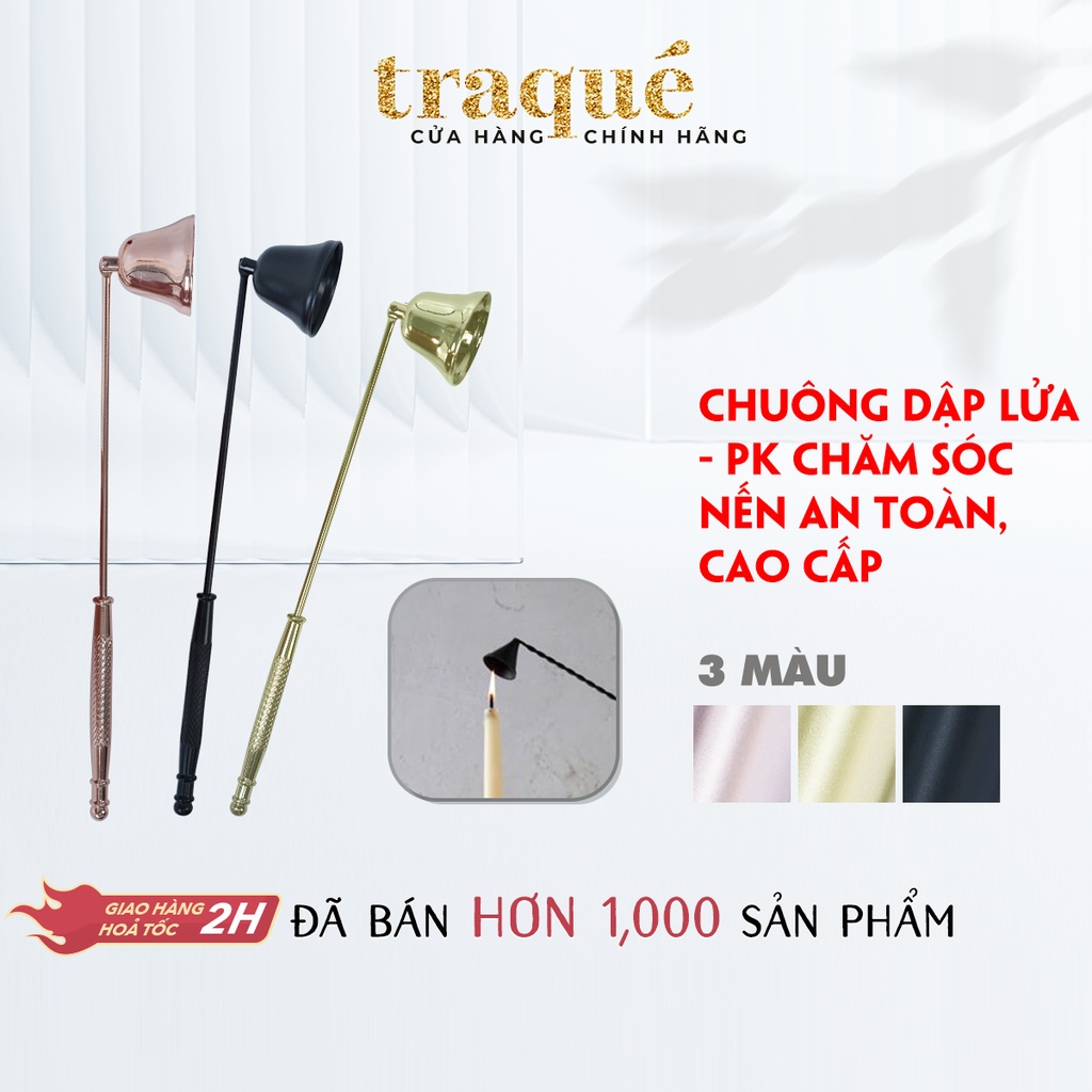 [Lẻ] Phụ kiện chăm sóc nến thơm : Chuông dập nến