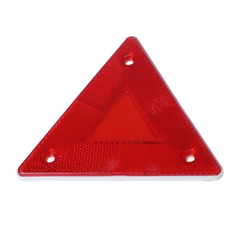 Bộ 2 đèn cảnh báo phản quang hình tam giác chuyên dụng gắn sau xe cứu hỏa
