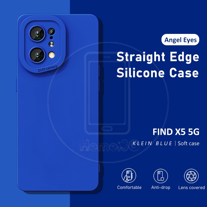 Ốp Điện Thoại TPU Mềm Hình Vuông Cho OPPO Find X5 X3 FindX5 Pro