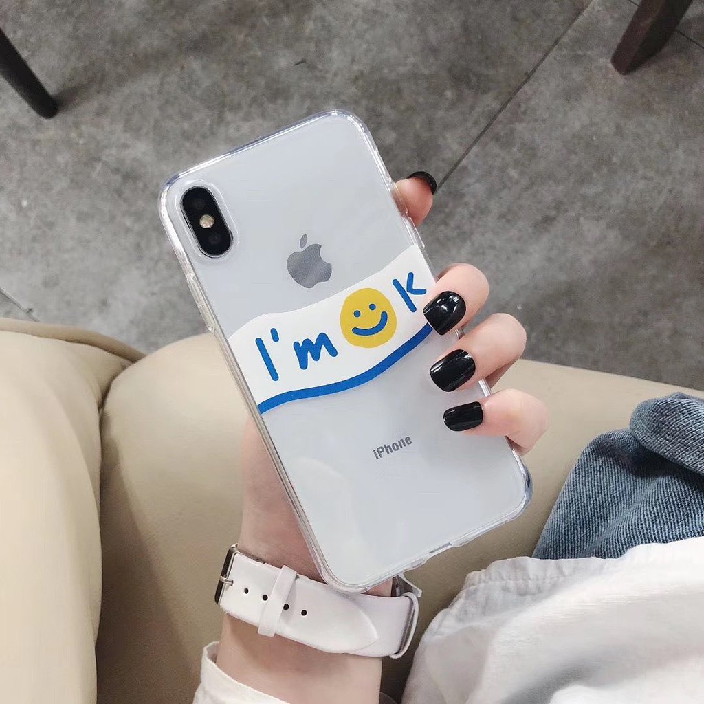 Ốp Lưng Điện Thoại Mặt Cười OK