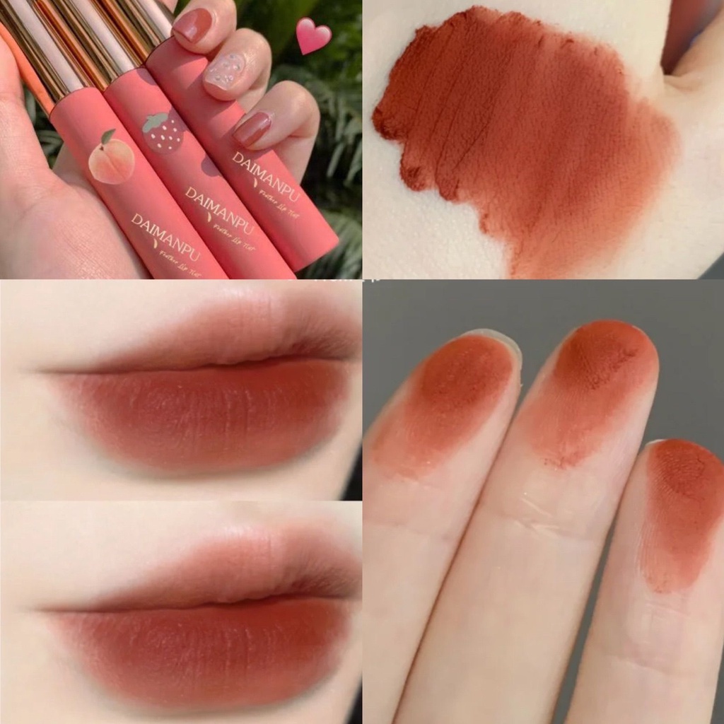 Son Môi Dưỡng Ẩm Daimanpu Trang Điểm Lâu Trôi Nhiều Màu Sắc Thời Trang