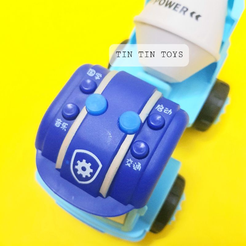 [CHẠY TRỚN-ĐÈN-NHẠC] Đồ chơi xe poli 20cm