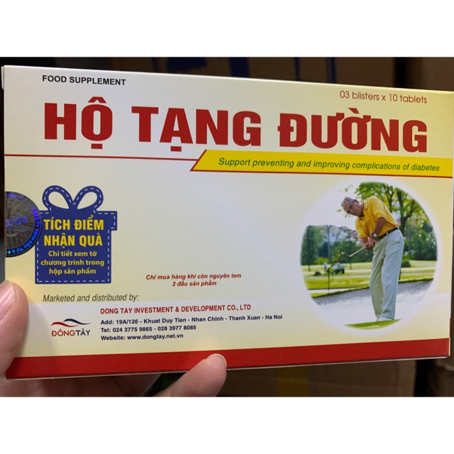 Hộ Tạng Đường - Hỗ trợ phòng ngừa và cải thiện biến chứng tiểu đường