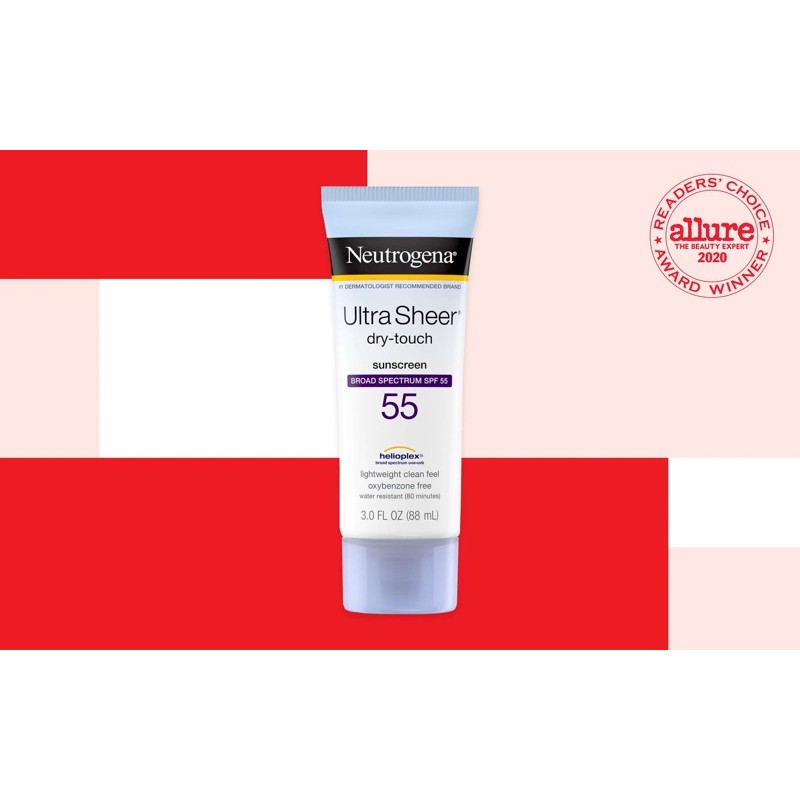 Kem chống nắng Neutrogena Ultra Sheer Dry Touch Sunscreen SPF 55 (88ml)