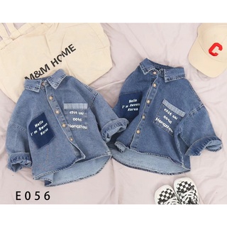 Áo khoác jean, áo khoác cá tính , áo khoác năng động, áo khoác croptop, áo sơ mi jean croptop 013762