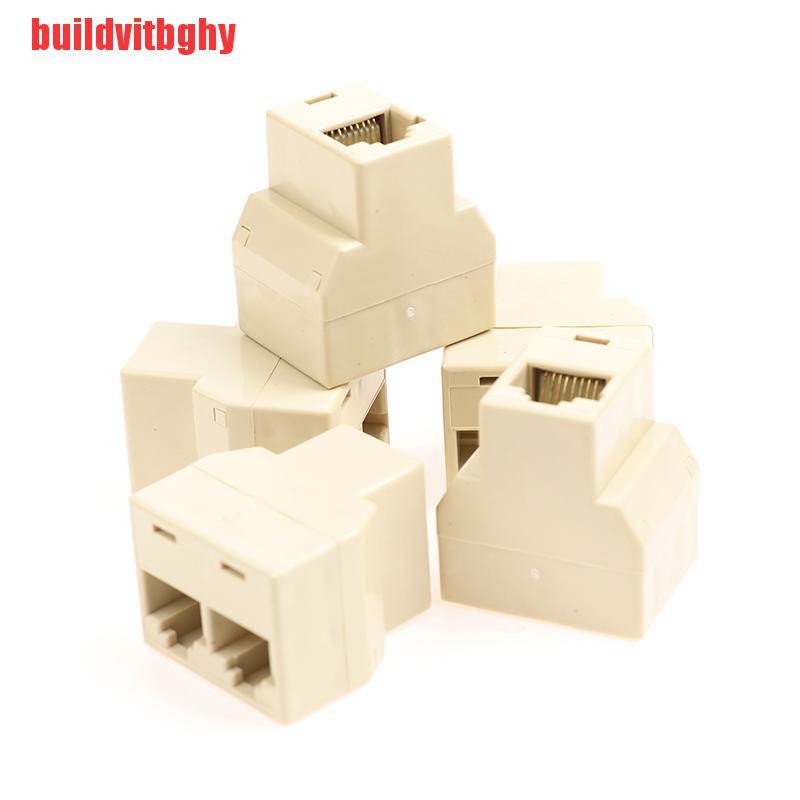 Bộ 5 Đầu Chia Mạng Rj45 1 Ra 2 Cổng Cho Máy Tính