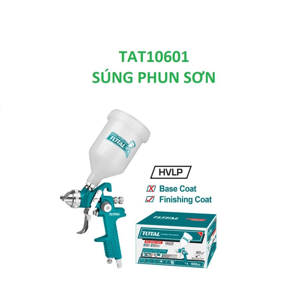 TOTAL Súng phun sơn HVLP 600cc TAT10601