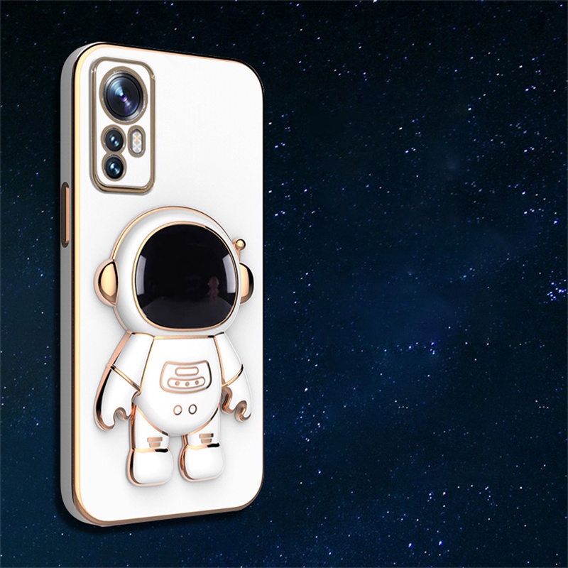 Ốp Điện Thoại Mềm Kèm Chân Đỡ Họa Tiết Phi Hành Gia Cho Xiaomi Redmi 10 10A 10C 9C 9A 9T Note 9 8 7 Pro 11T Pro