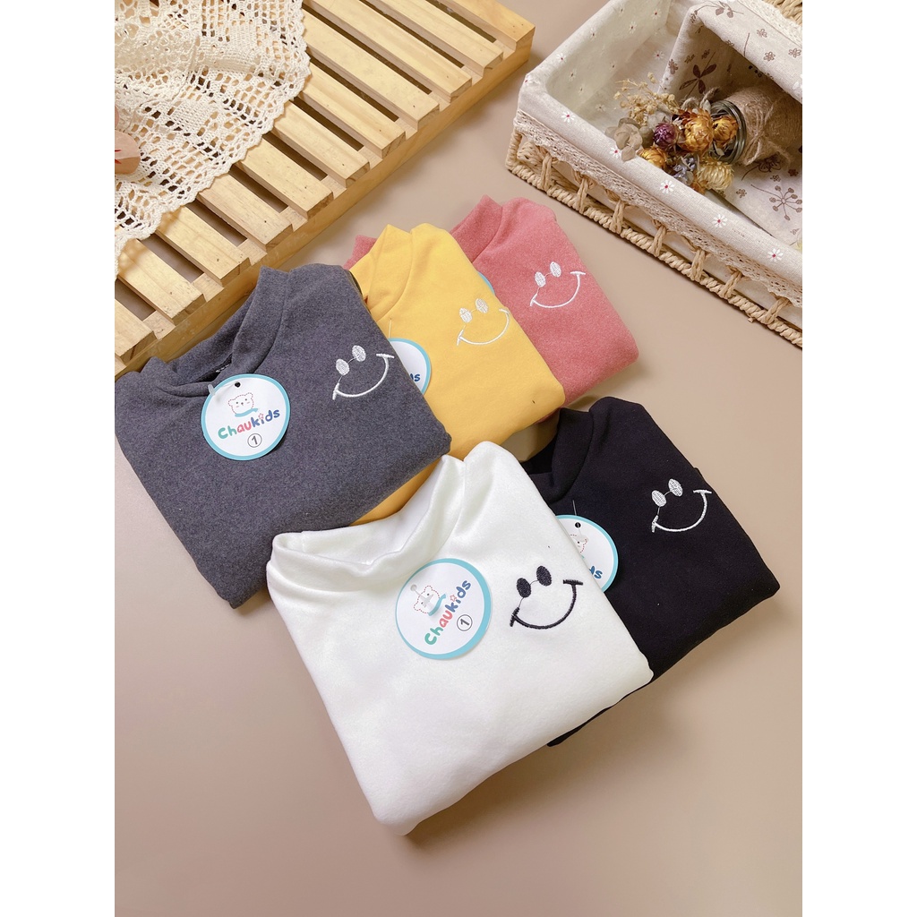 Áo giữ nhiệt zip lông 2 mặt cực ấm cho bé, áo giữ nhiệt lót lông cho bé
