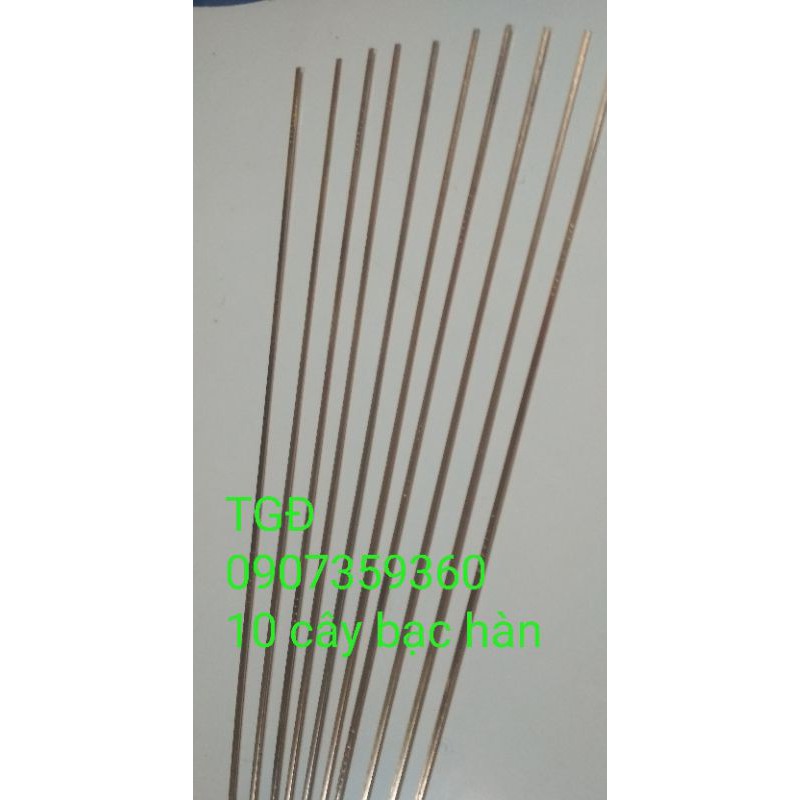 10 que bạc hàn