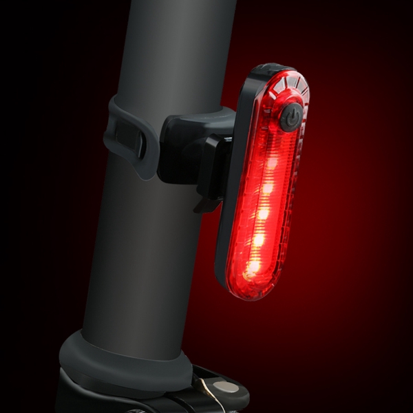 Đèn LED đuôi xe đạp cảnh báo an toàn có thể sạc được nhiều lần B