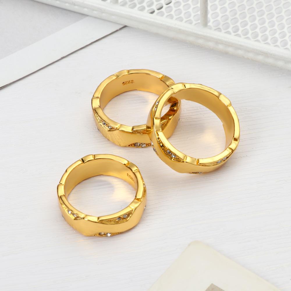 Okdeals Nhẫn Zircon Biker Nam|Kinh Doanh Gothic Thanh Lịch