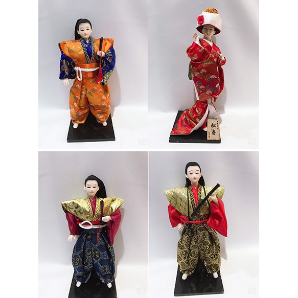 Búp bê phong cách Nhật Bản mặc Kimono  chiều cao khoảng 25-30 cm ( tuỳ mẫu) hình thật