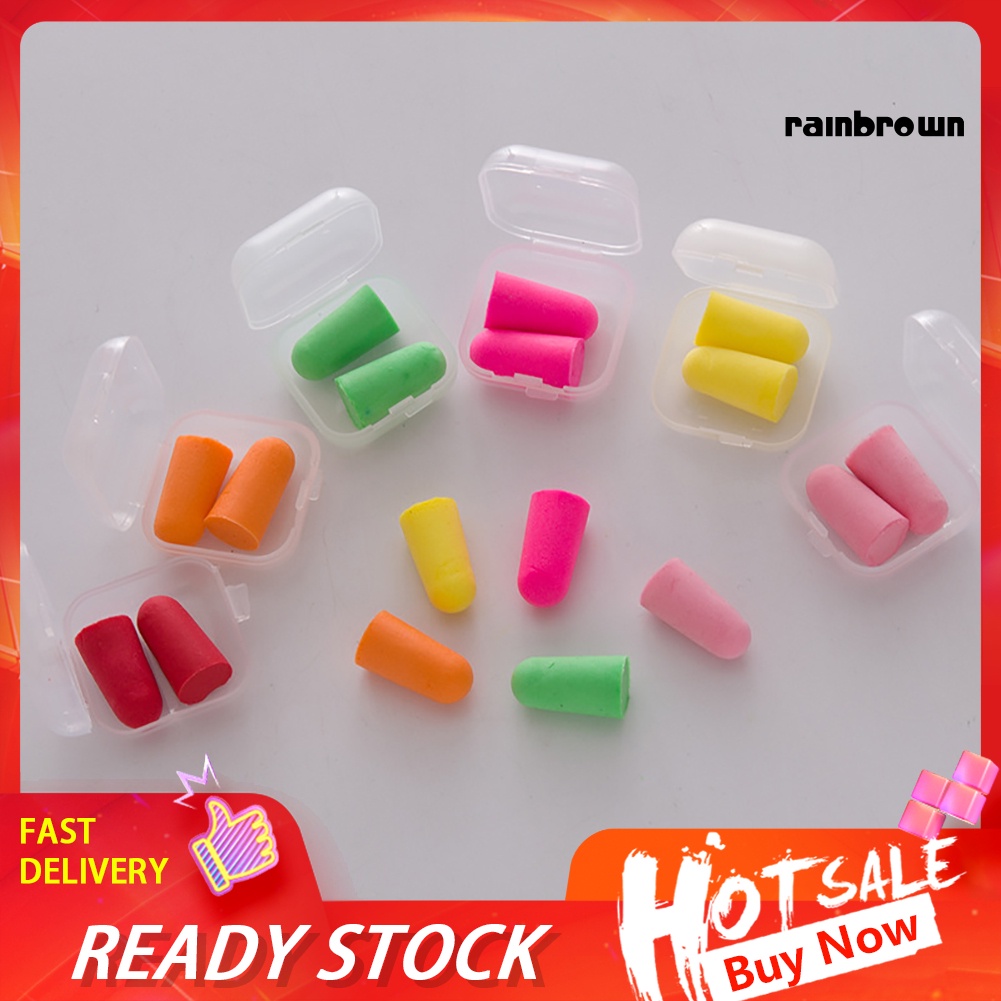 Mềm Nút Bịt Tai Chống Ồn Tiện Dụng Khi Đi Du Lịch