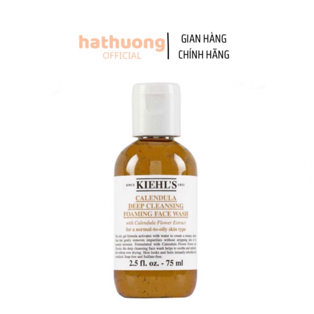 Sữa Rửa Mặt Hoa Cúc Lành Tính KIEHL'S CALENDULA DEEP CLEANSING FOAMING FACE WASH