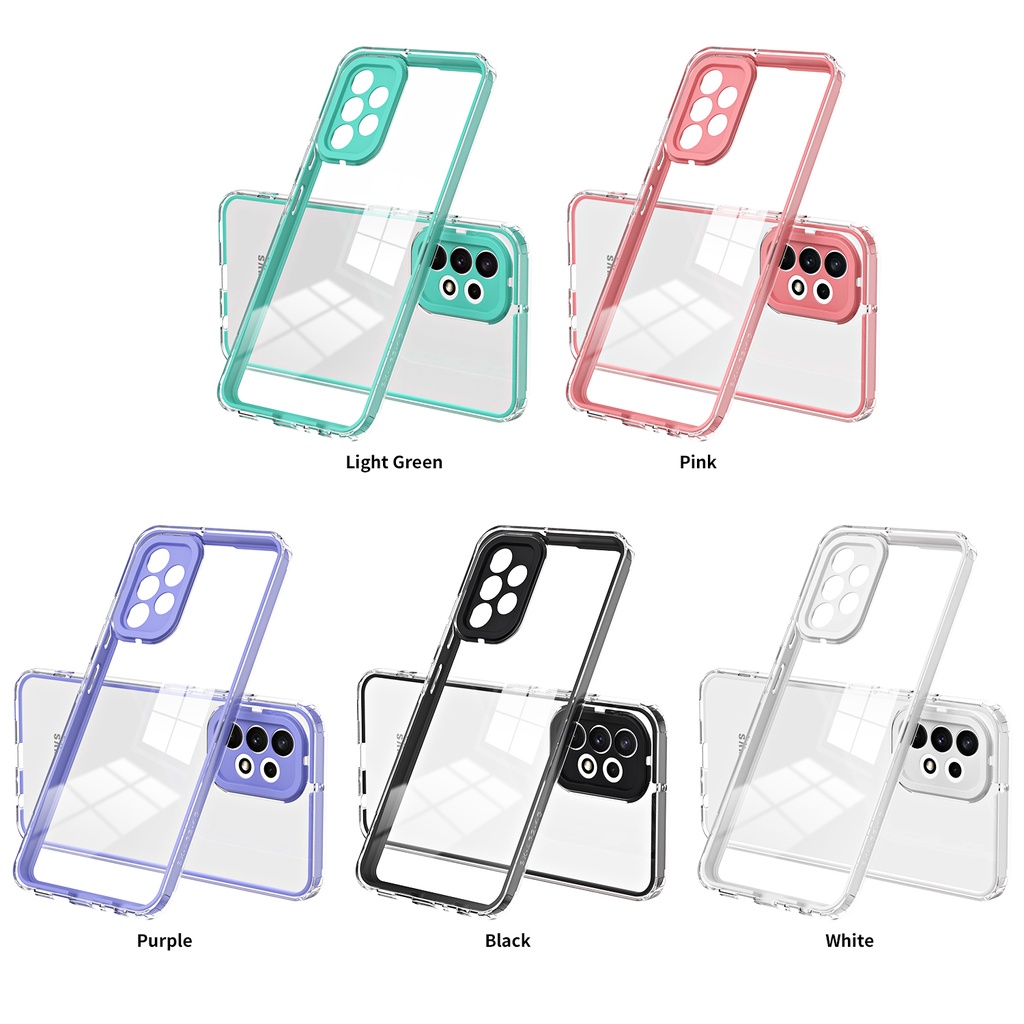 Ốp Điện Thoại PC TPU Trong Suốt Chống Sốc 2 Trong 1 Cho Samsung Galaxy A13 4G A13 5G A52 4G 5G A52s 5G A51 4G A32 4G A33 5G A53 5G A73 5G A23 4G