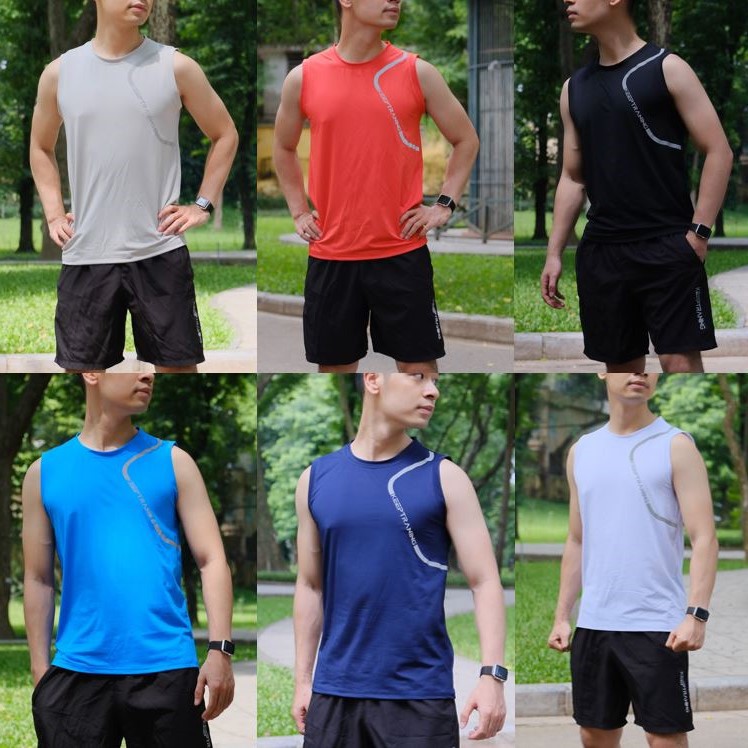 Bộ Thể Thao Sát Nách Thun 6 Màu ( zm854)