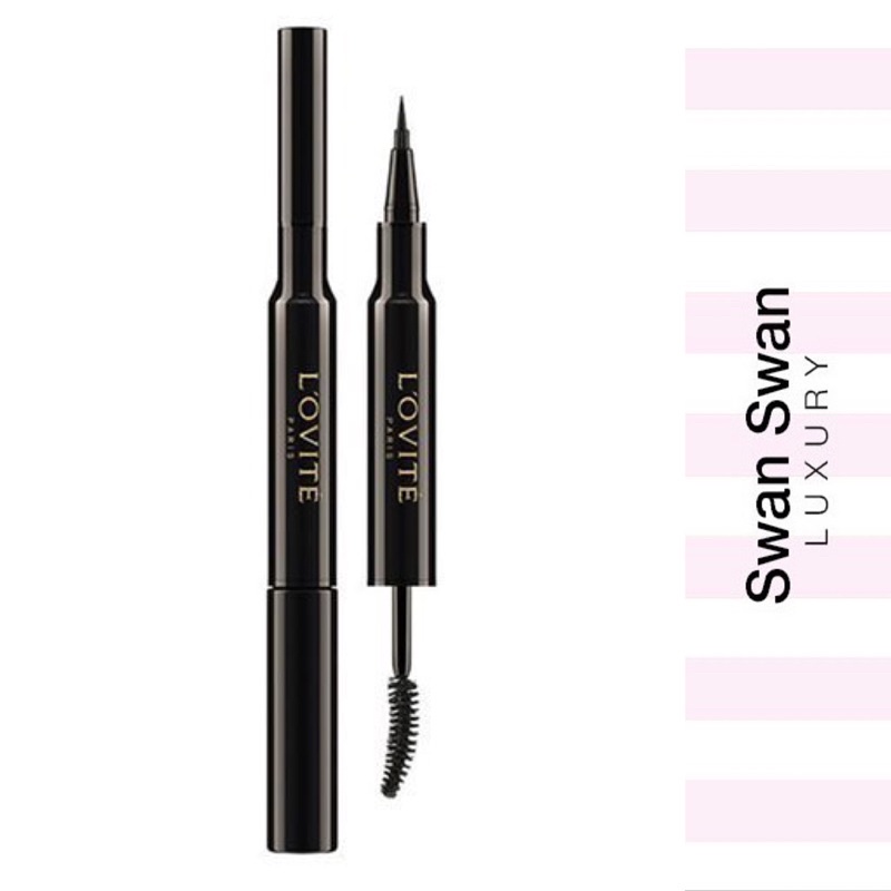 Bút Kẻ Mắt Nước Kết Hợp Mascara Lovite