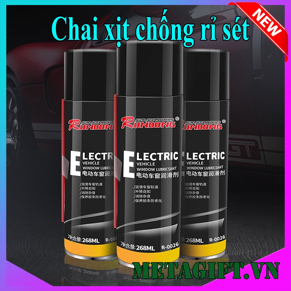 Chai dung dịch xịt bảo dưỡng bôi trơn gioăng ron cao su cửa kính xe hơi ô tô làm mới chống kẹt