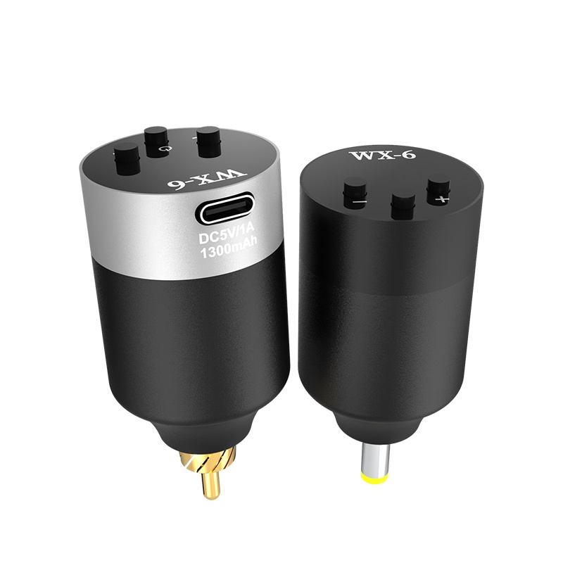 Bộ Nguồn RCA/DC Mini Không Dây WX-6 Dành Cho Máy Xăm