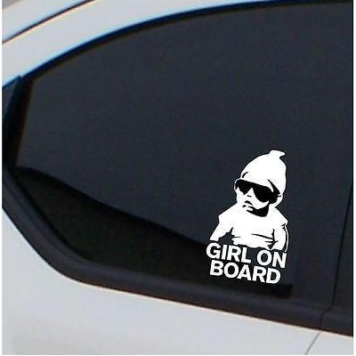 Tem trang trí decal BABY ON BOARD - decal trang trí ô tô, xe hơi