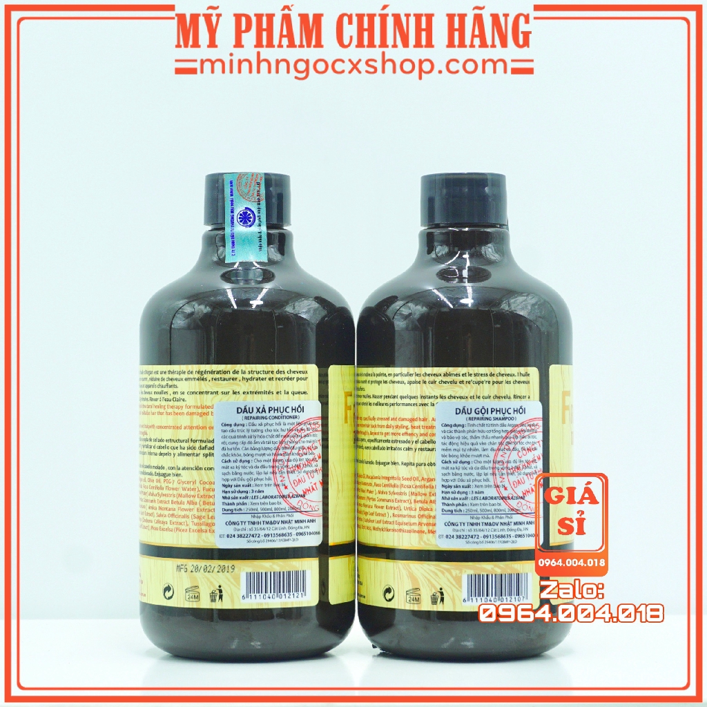 Dầu gội xả phục hồi FRAICHEUR REPAIRING 500ml chính hãng