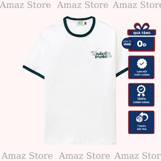 Áo thun tay lỡ underbroken, cao cấp chất liệu 100% cotton, áo thun unisex form rộng hot trend 2022