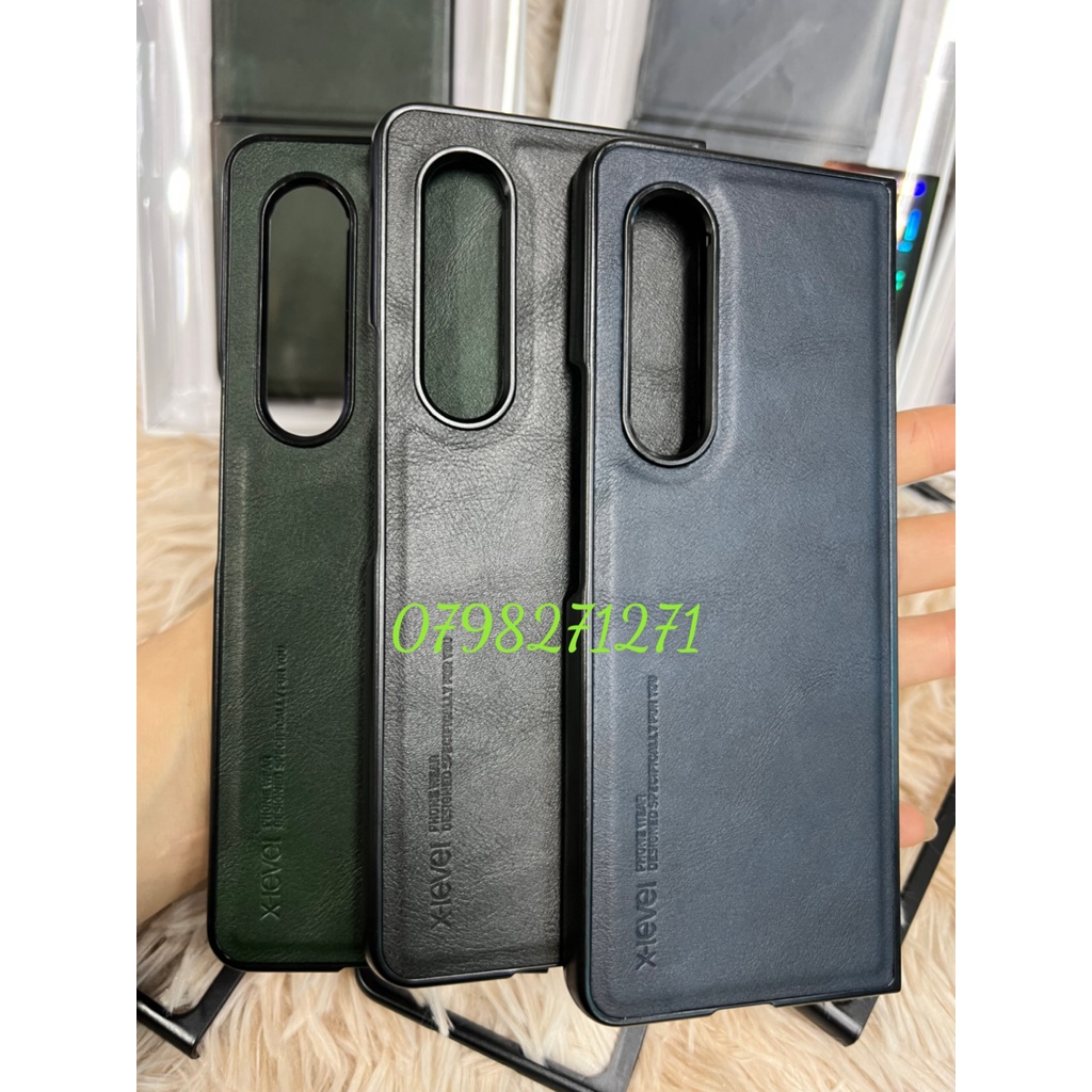CHÍNH HÃNG (X-Level) Ốp lưng da cao cấp samsung ZFOLD5, ZFLIP5 ZFLIP5 5G Z FOLD FLIP 5