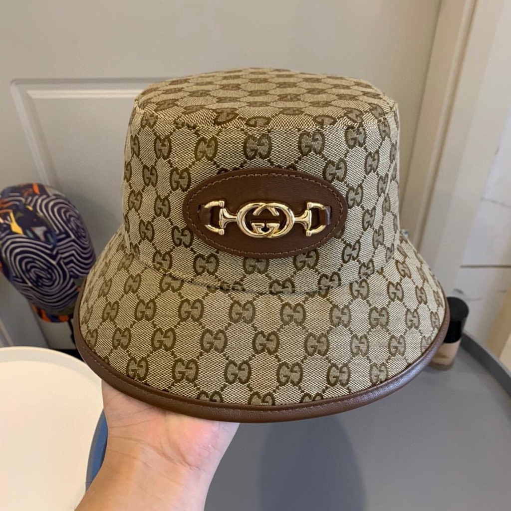 Mũ Bucket Gucci Chống Nắng Thêu Chữ Thời Trang Cao Cấp Cho Nam Nữ