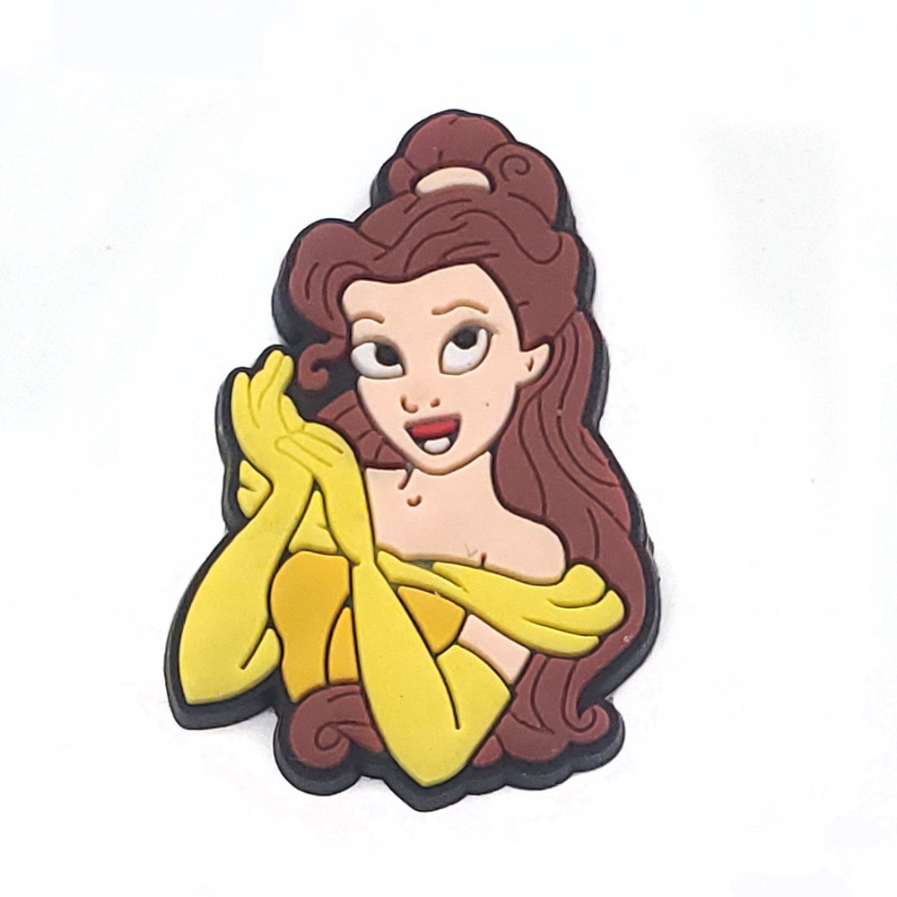 Disney Jibbitz Princess Collection Aisha Mermaid dễ thương Shoe Charms Crocs pvc Hoạt hình Dép xăng đan decorate accessories 1000 Mẫu Lựa DIY Chọn Phụ kiện giày dép trẻ em quà Giáng sinh