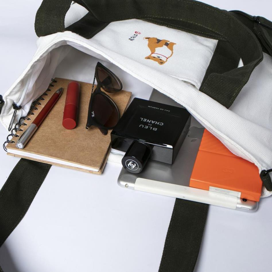 Túi đeo chéo Nam Nữ cặp mini xách thời trang tote canvas Local Brand Mi Midori