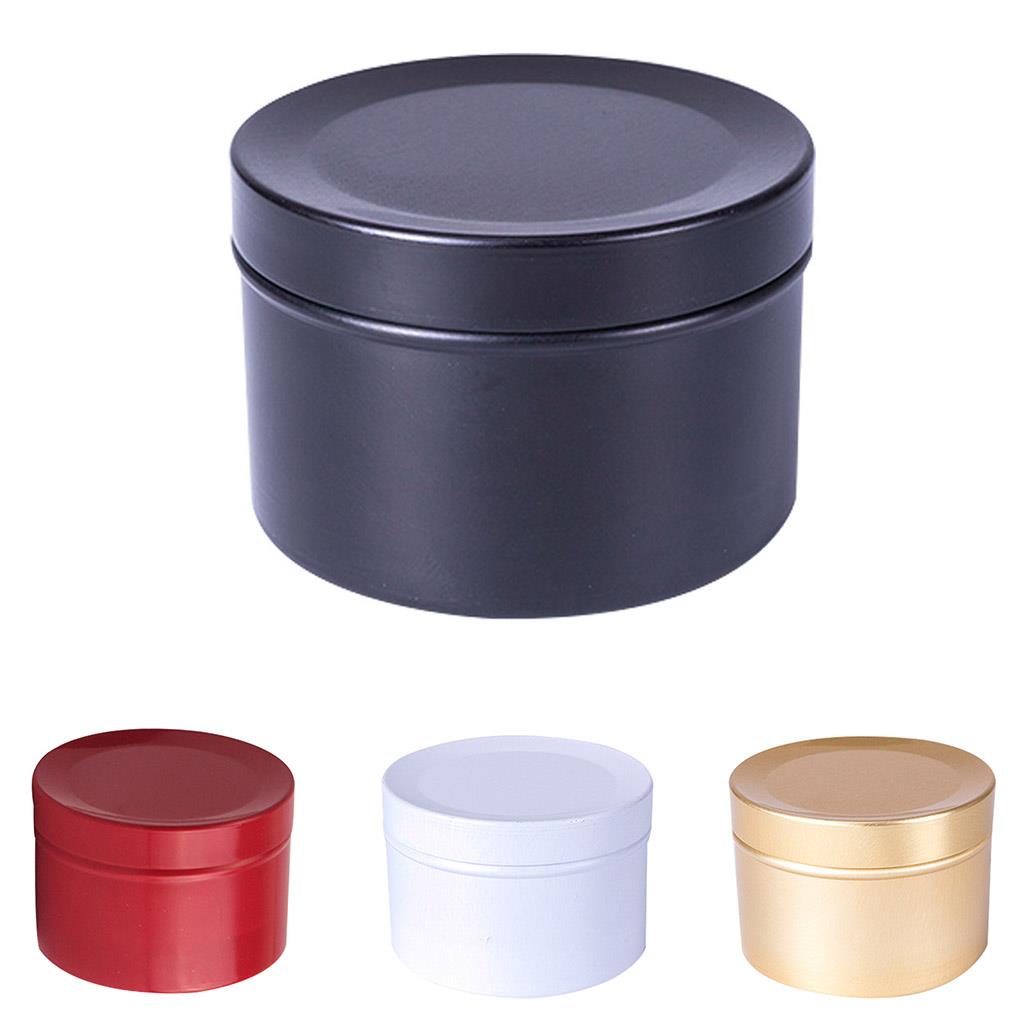 Hộp Thiếc Mini Hình Tròn Đựng Trà 50ml