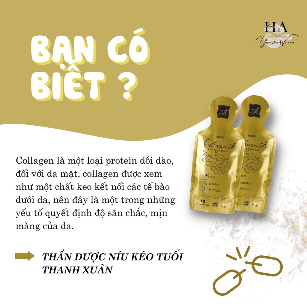 collagen a cosmetic nước uống đẹp da hạng a hỗ trợ đẹp da tăng nội tiết collagen A