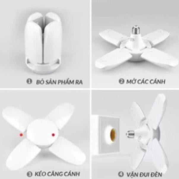 Bóng đèn LED trang trí hình cánh quạt siêu sáng 60W - Bóng đèn tuýp tiết kiệm điện năng - Giá rẻ nhất thị trường