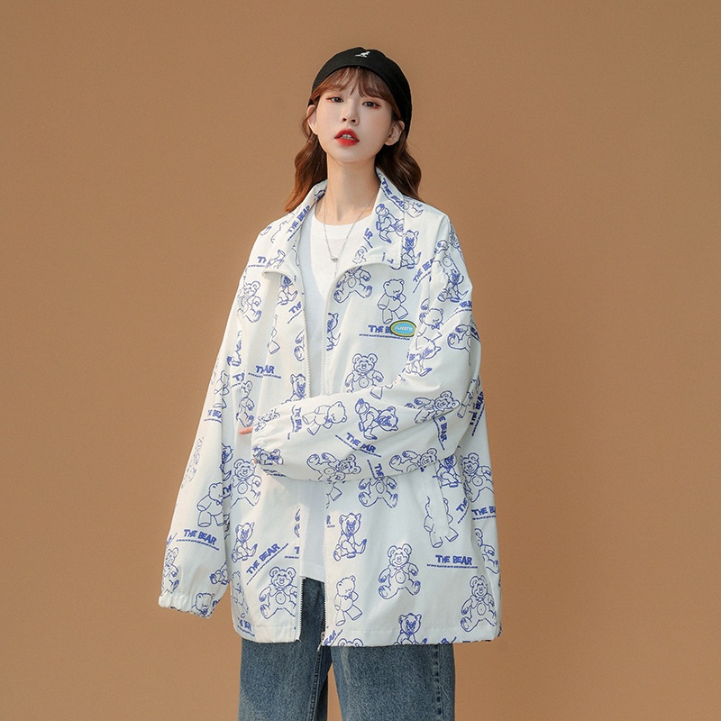 Áo khoác IFNICEFUTURE dáng rộng thiết kế thời trang mùa xuân dành cho cặp đôi