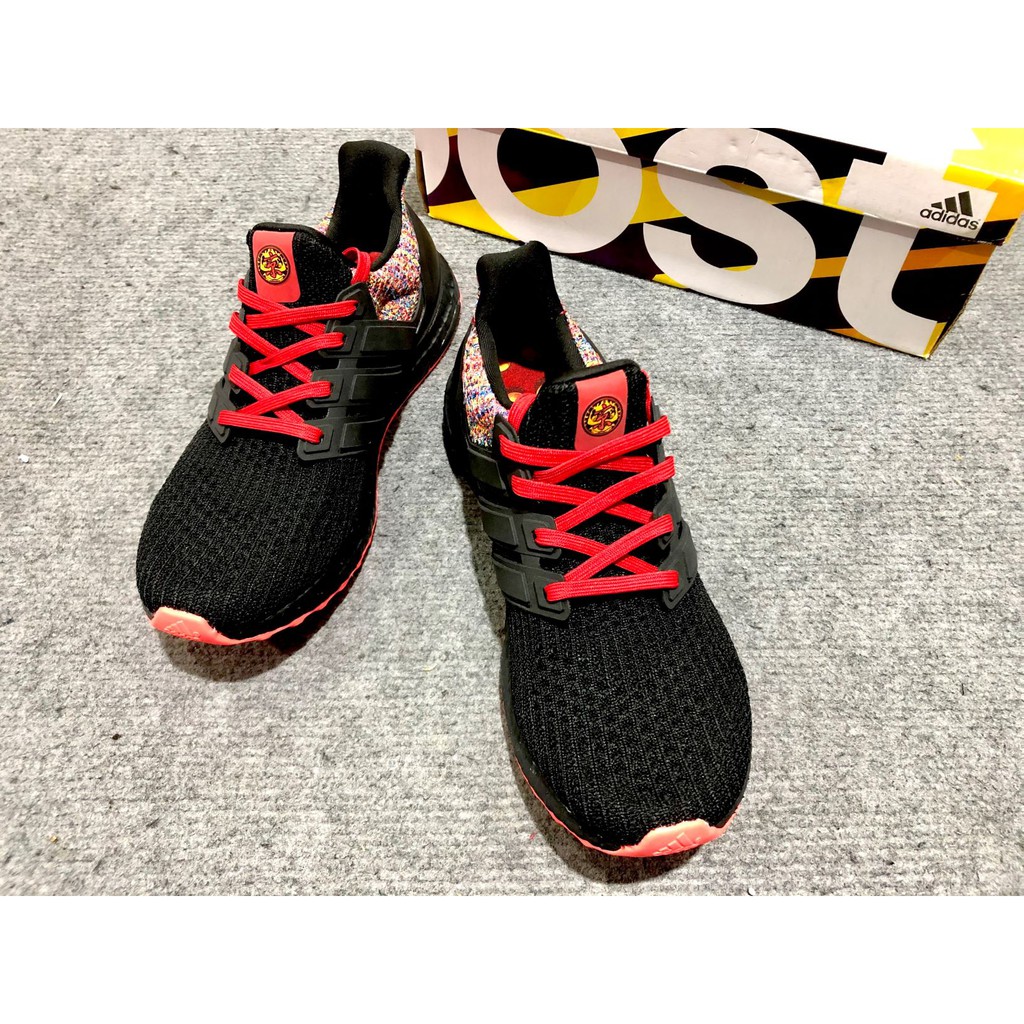 Giày chạy bộ Adidas Ultra Boost D11 Bejing black/red BY1756 Phối màu Đỏ Đen cực bắt mắt-Đế Boost đàn hồi tốt "Full Box"