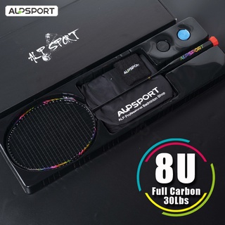 ALPSPORT Vợt Cầu Lông ALP BBQ2.0 8U G5 65g 100% Sợi Carbon Siêu Nhẹ