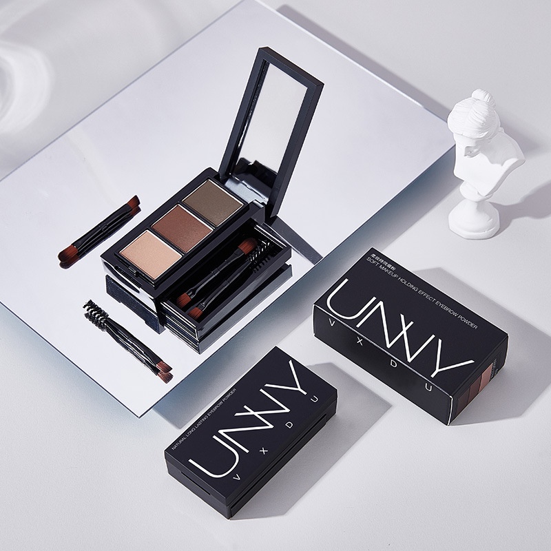 Phấn Trang Điểm Lông Mày Unny VXDU Chống Thấm Nước Tự Nhiên Không Dễ Phai Màu