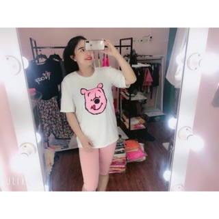 Set bộ lửng quần ngố hình gấu boo