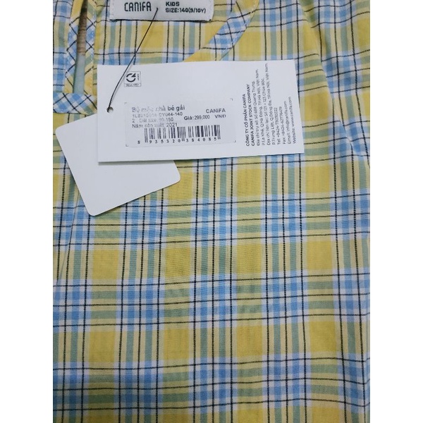 Bộ thô mặc nhà bé gái Canifa