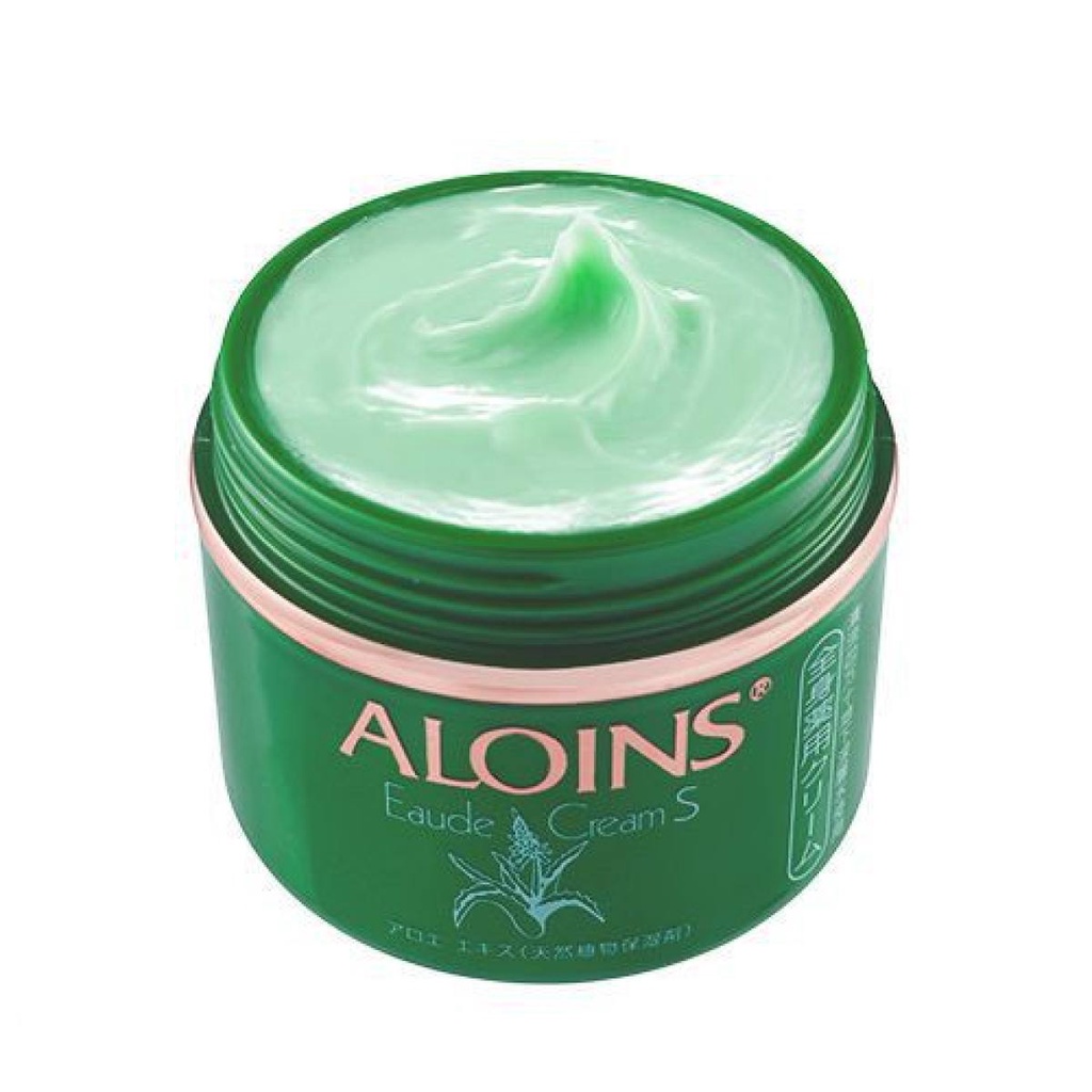Kem lô hội Aloins Eaude Cream S 185g Nhật Bản, dưỡng ẩm trắng hồng cho da khô dầu nhạy cảm