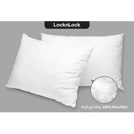 Gối Microfiber Lock&Lock HLW117 - Màu Trắng