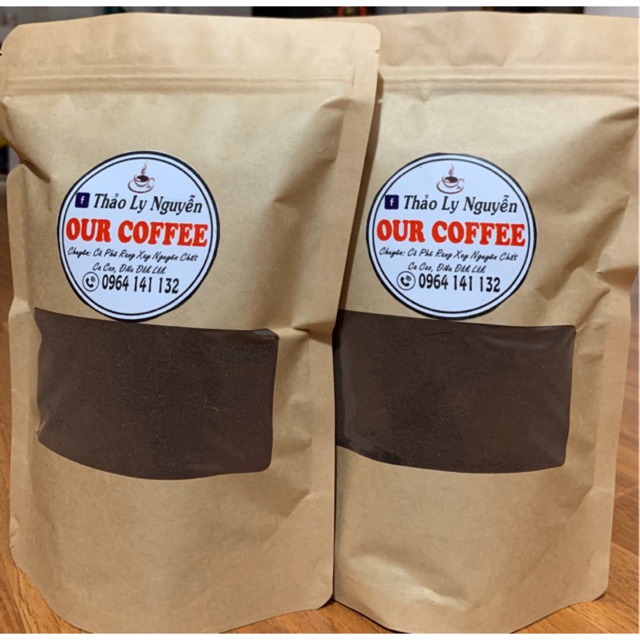 Cà phê hạt CULI ĐĂK LĂK gói 0,5kg