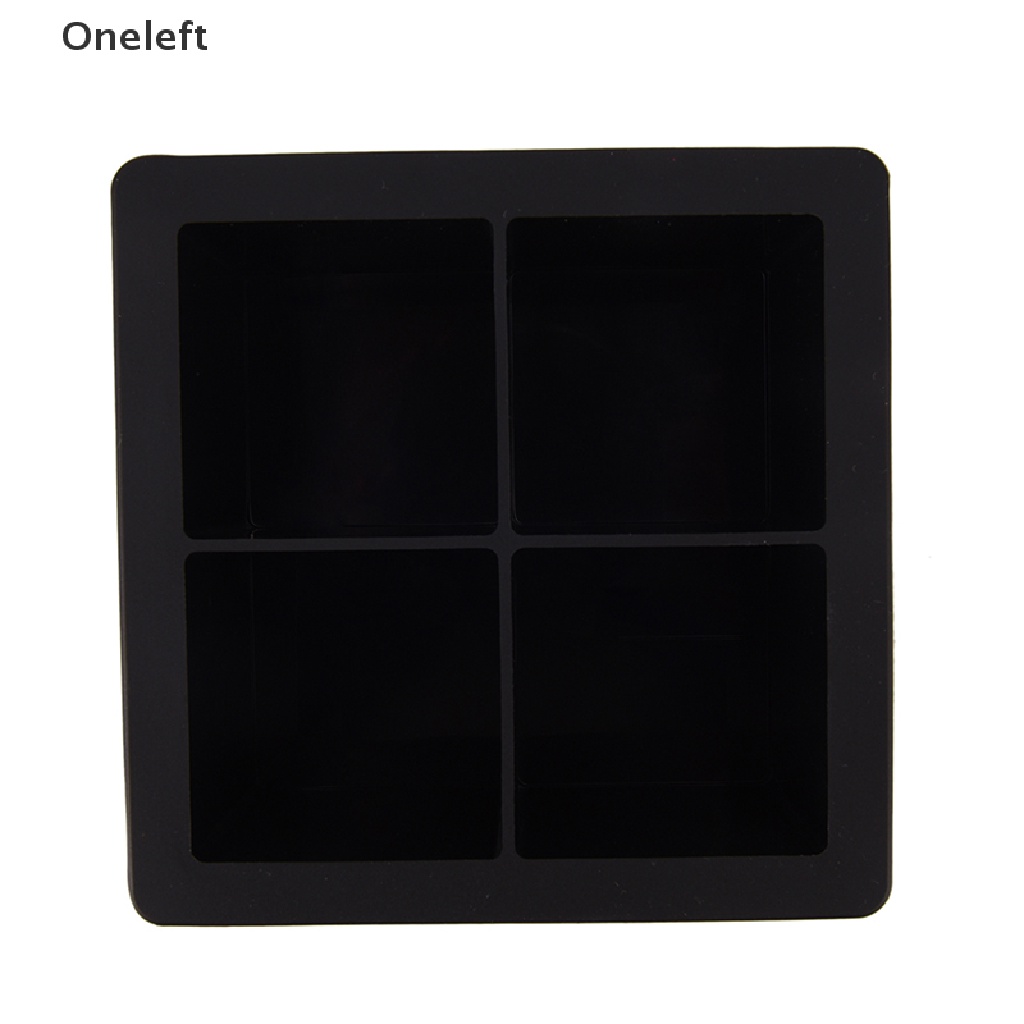 Oneleft Giant Silicone Ice Cube Square Jumbo King Size Big Black Mould Large Mold Tray VN