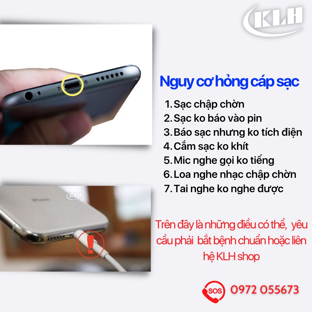 Bo cáp, Chân Sạc lắp ráp máy iPhone 5, 5s, 6, 6plus, 6s, 6s plus, 7plus, 8, 8p, Chui sạt chuẩn iphon - KLH shop/