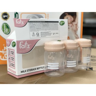 Bình trữ sữa 150ml (bộ 3 bình) Fatzbaby FB0120N