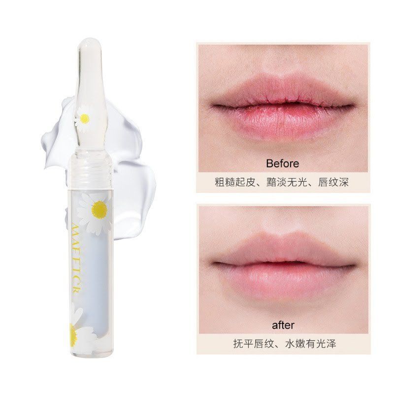 Set dưỡng và tẩy tế bào chết môi MAFFICK Daisy Moisturizing Lip Milk